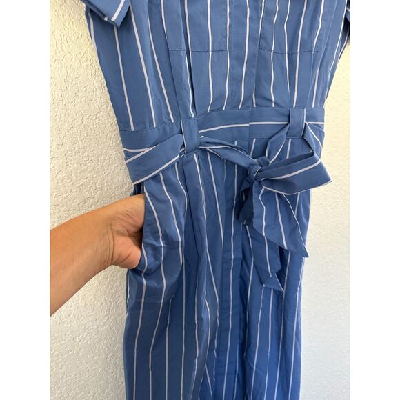 J. Crew Patch Pocket Poplin Shirt Dress NWT Size 4 - Picture 6 of 12